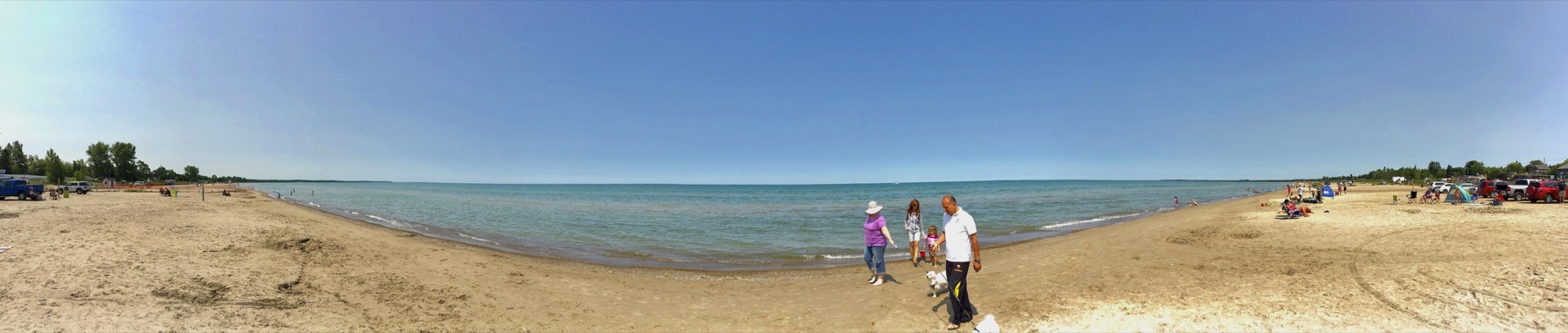 Nearby Sauble Beach shoreline