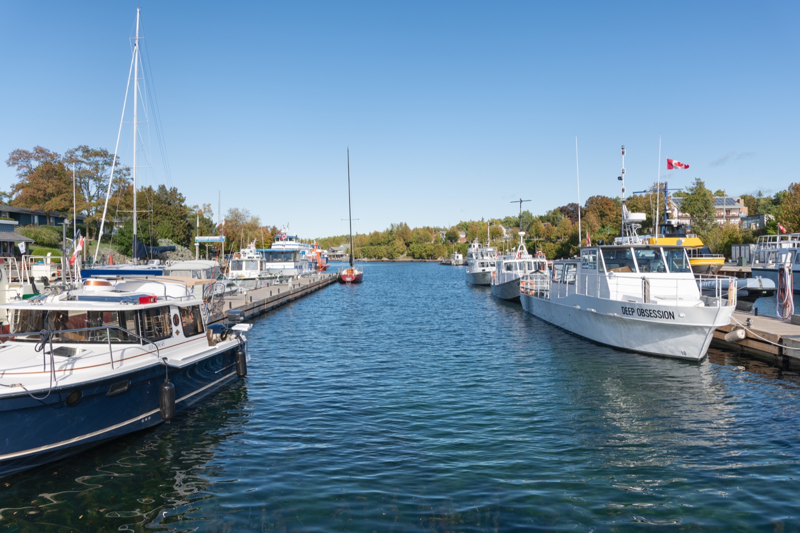 Nearby clear water shoreline in Tobermory