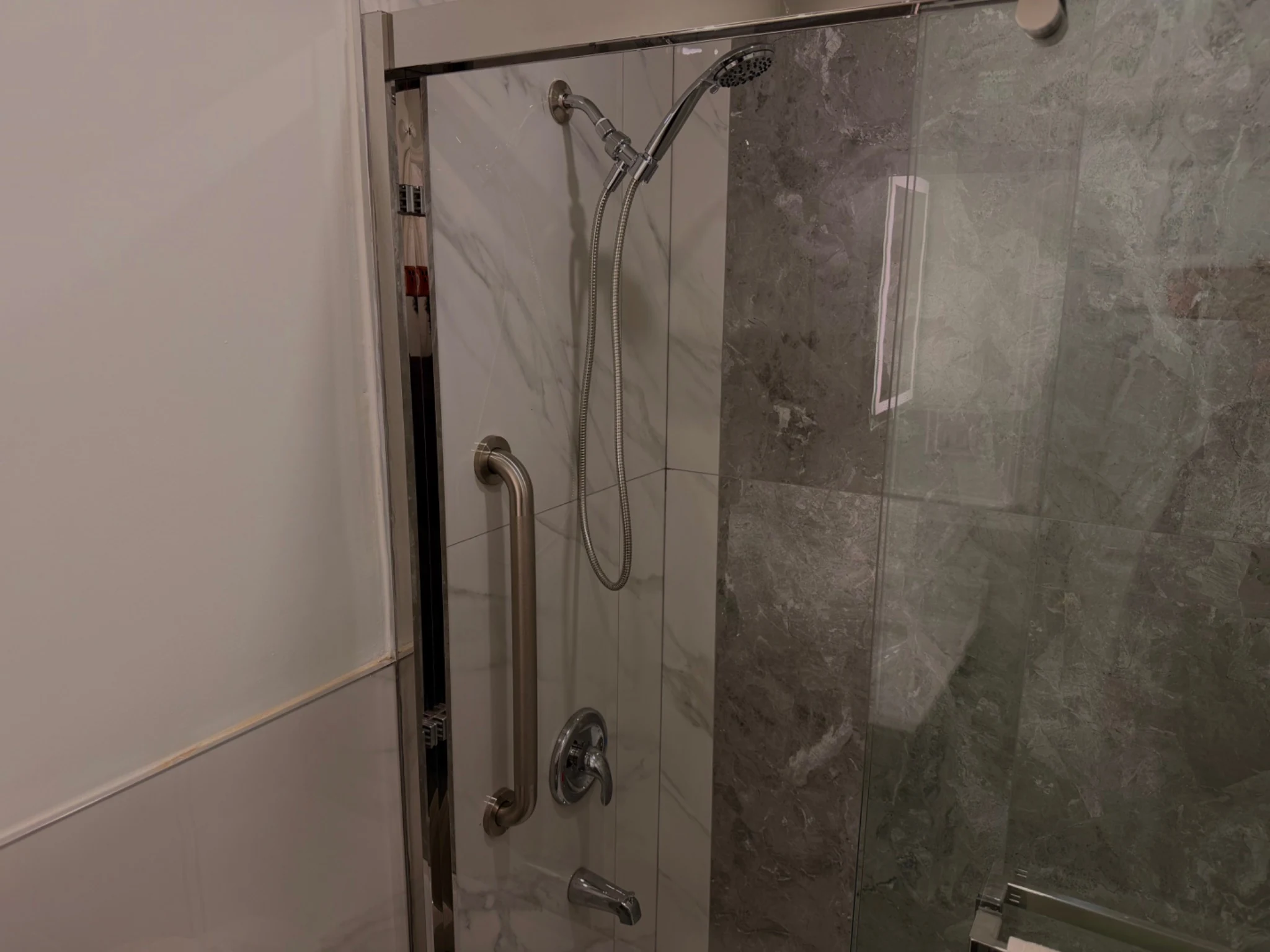 Fully renovated private bathroom in the Deluxe Family Room